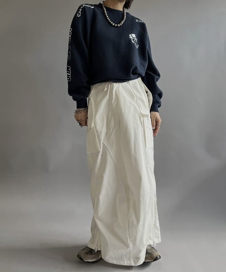 【Mashup Products】 Silk Screen Hanes L/S Sweat top /  240217-008