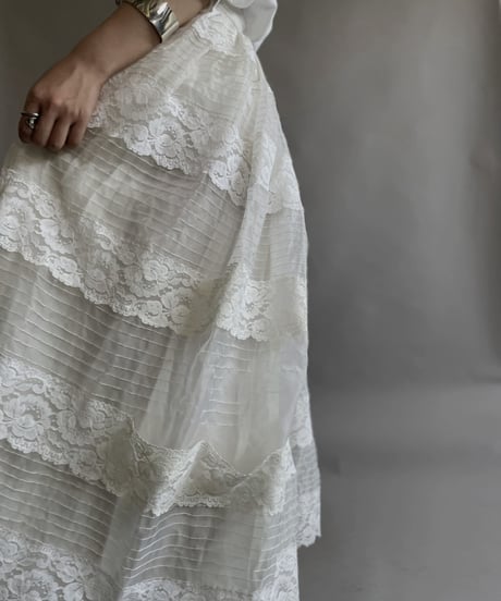 【USED】 Poly Long Skirt / 230603-016