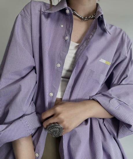 【USED】  Long Sleeved Work Shirt "Subway" / 220730-003