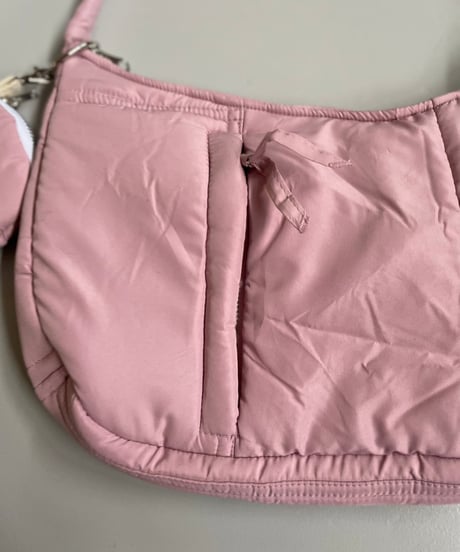 【RE;CIRCLE】 RE Down Shoulder Bag  pink /240104-017