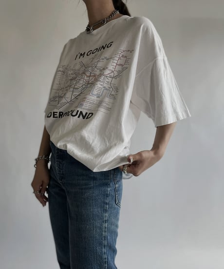 【USED】 Short Sleeved T-shirt Route Map/ 220611-021