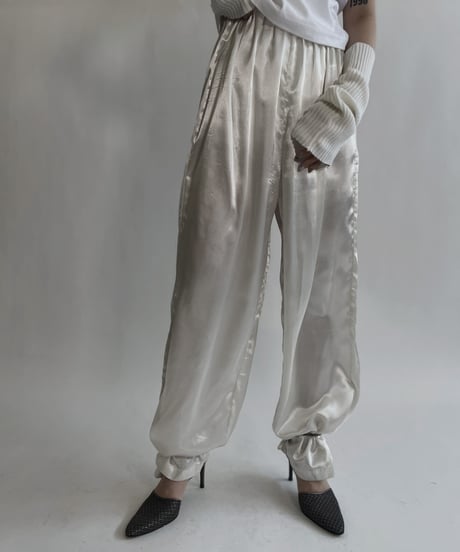 【USED】 Satin Easy Pants / 220514-007
