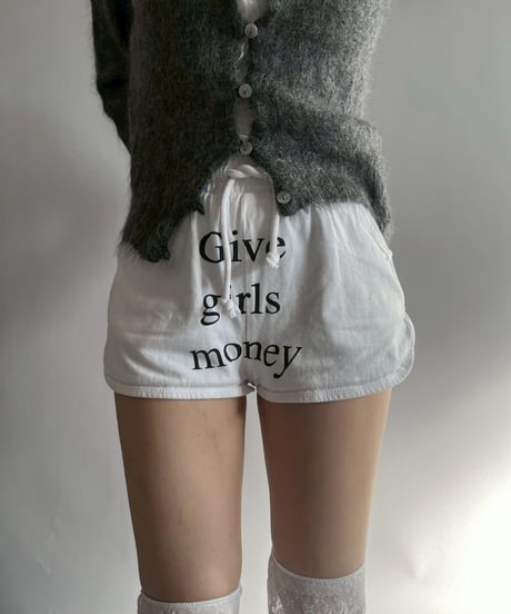 【USED】 Praying Give girls money Shorts / 251122ー028