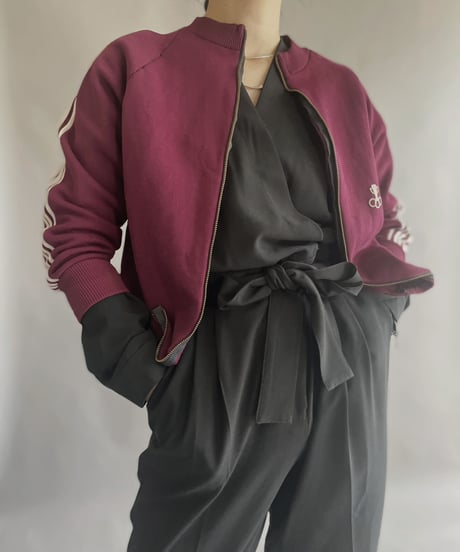 【USED】 Jersey Zip-up Top / 230325-019