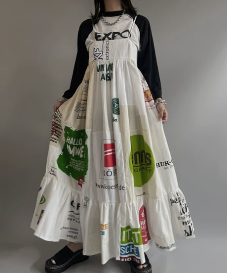 【RE;CIRCLE】RE Eco-Friendly Bag Camisole Long One-piece / 230622-025