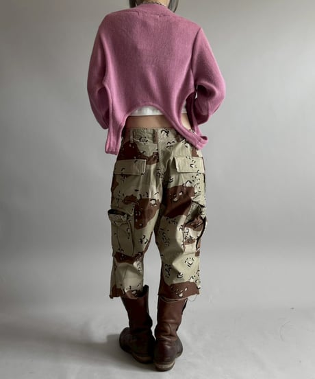 【RE;CIRCLE】 RE Deformed Acrylic Cardigan / 260312-007