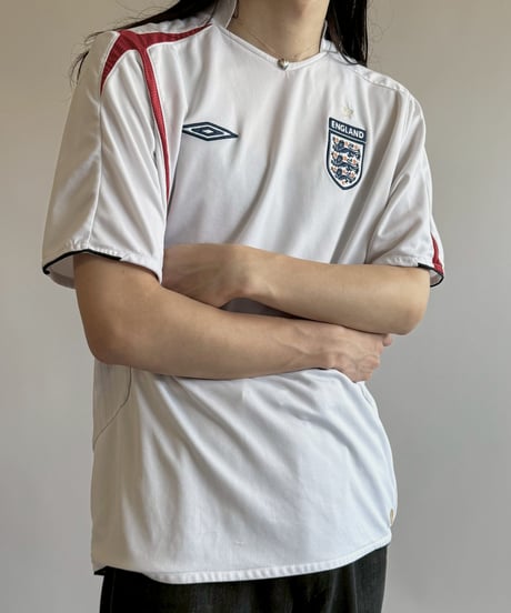 【USED】 UMBRO 05~07's ENGLAND Soccer Shirt/ 250607-036
