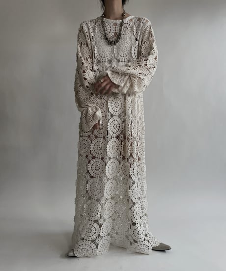 【RE;CIRCLE】 RE Crochet Lace One-piece / 220526-015