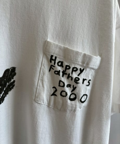 【USED】 Hanes Happy Father's Day Memorial T-Shirt / 260523-007