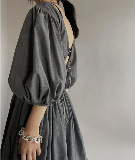 【RE;CIRCLE】 RE Puff Sleeved One-piece / 220901-013