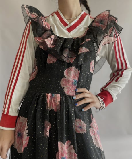 【USED】 Vera Mont Flower Patterned Poly One-piece / 230325-021