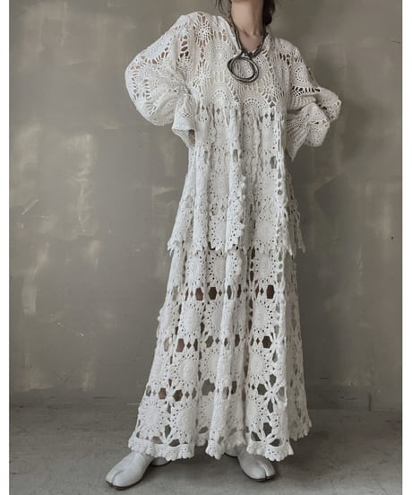 【RE;CIRCLE】 RE Crochet L/S One-piece③/20220317-023