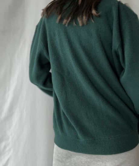 【USED】 Acrylic Knit Cardigan① /210930-025