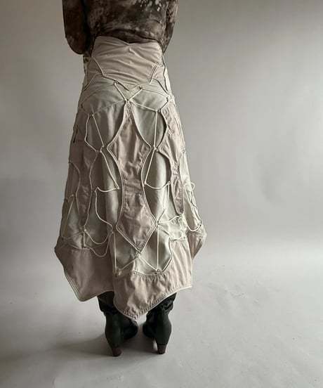 【USED】 Gimmick Design Hand Made Skirt  /250412-024