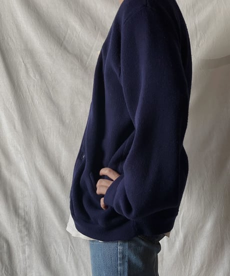 【USED】  Acrylic Knit Cardigan④/210304-006