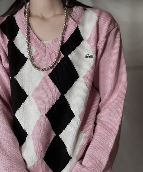 【USED】 LACOSTE Acrylic Knit ⑦ / 220111-018