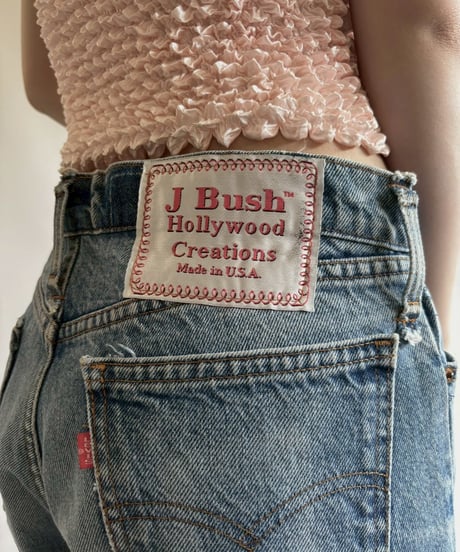 【USED】J Bush Hollywood Creathions Flare Denim Pants/250816-010
