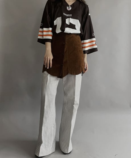 【USED】 NFL Football Nylon Short Sleeved Shirt / 230311-019