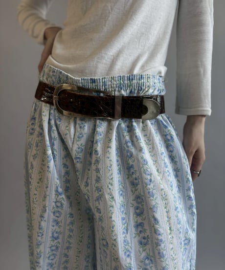 【USED】 Flower Pattern Pajama Pants /260523-002