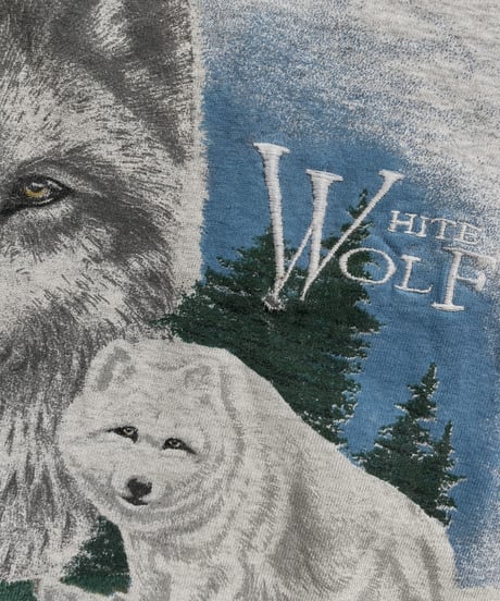 【USED】 Animal White Wolf T Shirt / 220806-007