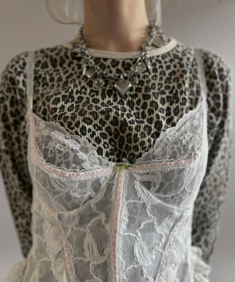 【USED】 Lace Corset Camisole / 260509-012
