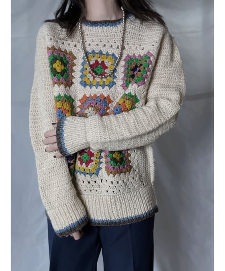 【USED】 Alan Knit L/S Top①/ 220120-054