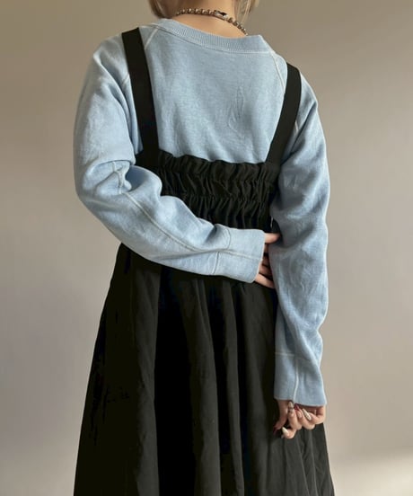 【2026SS最終 / RE;CIRCLE】 RE U.S Military Rebuild 2way One-piece (Black)/ ARMY-02