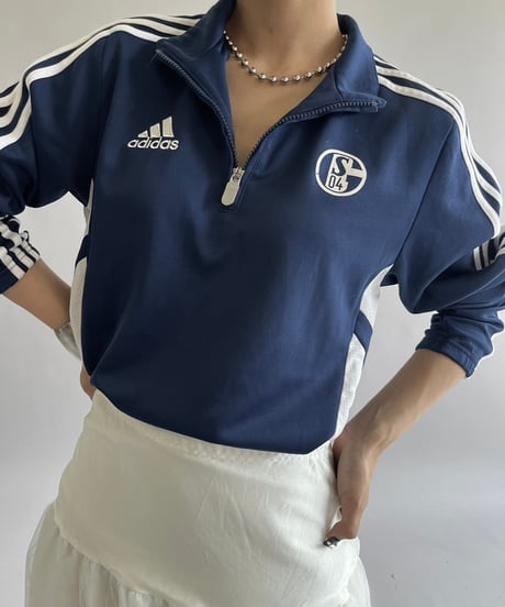 【USED】 adidas SCHALKE Jersey Top /240921-008