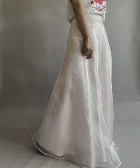 【USED】 Sheer Long Skirt / 230603-029