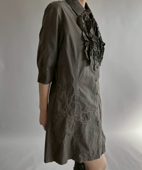 【USED】 Cop.Copine Frill Shirt  /251014-027
