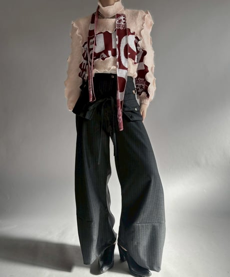 【RE;CIRCLE】 RE Mellow Knit Top + Tie / 260122-007