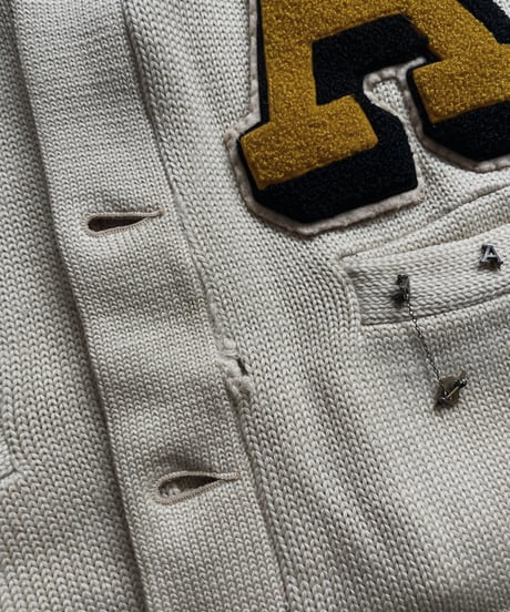 【USED】  Lettered Cardigan / 221105-011