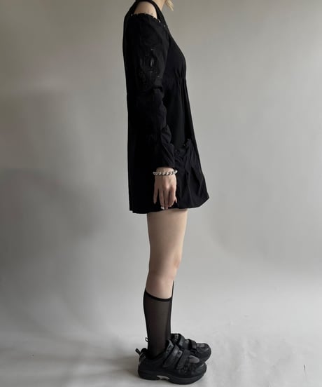 【USED】 Design Zip Up Short One-Piece  / 250531-005