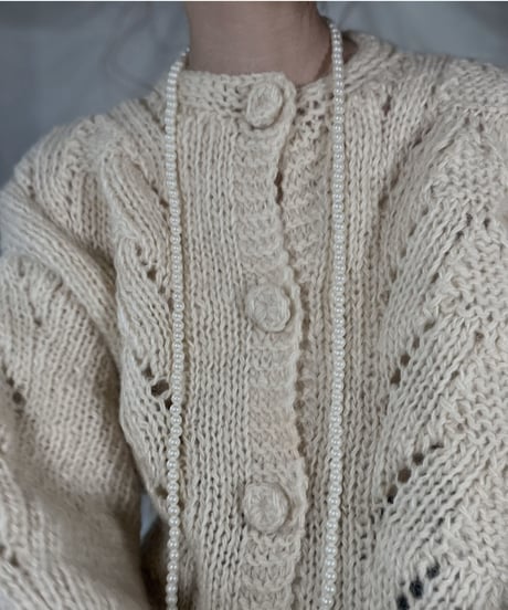【USED】   Knit Cardigan/211216-030