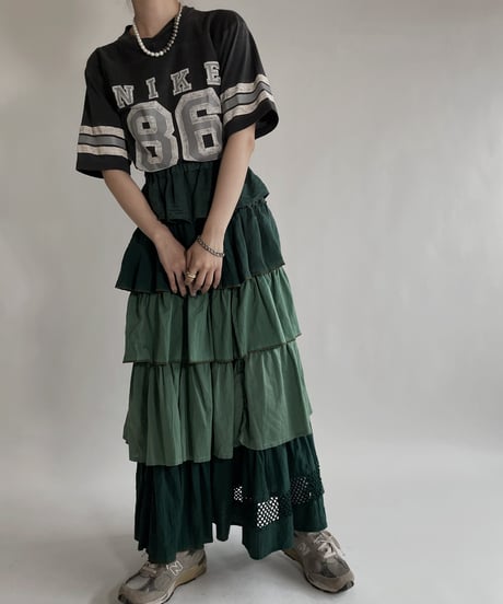 【RE;CIRCLE】 RE Indian Cotton Skirt / 220503-015