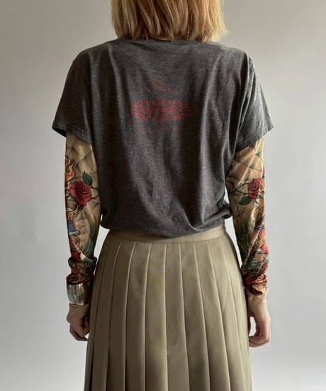 【USED】 HARLEY DAVIDSON TATTOO sleeve design top / 250913-012