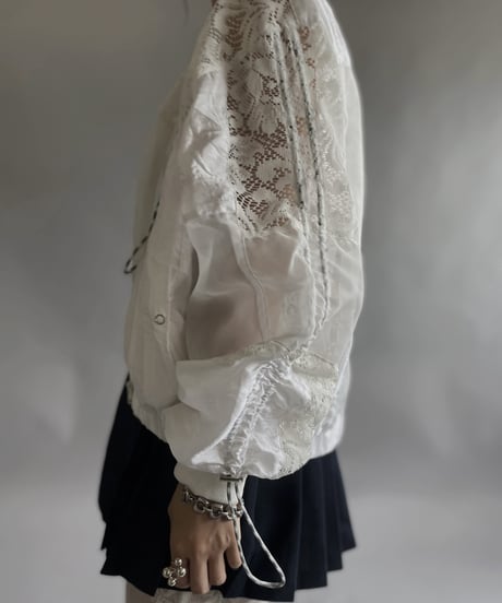 【RE;CIRCLE】 RE White Patch Blouson / 240509-004