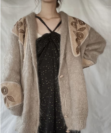 【USED】    Mohair Knit Cardigan/211216-018