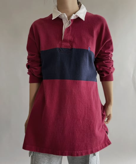【USED】 Polo By Ralph Lauren Rugby Shirt / 220910-003