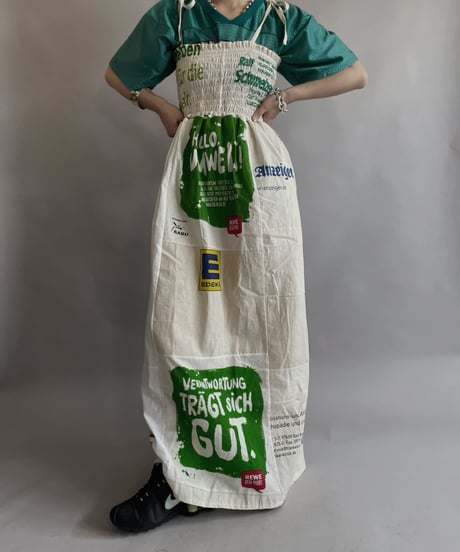 【RE;CIRCLE】RE Eco-Friendly Bag Shirring One-piece / 230525-012