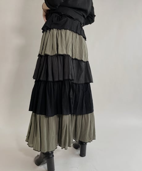 【RE;CIRCLE】 RE Indian Cotton Skirt / 220503-009