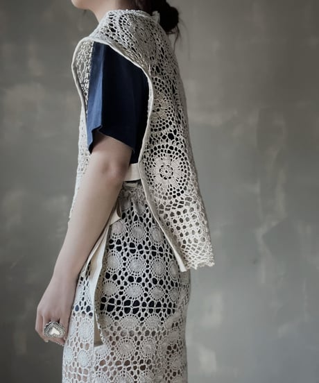 【RE;CIRCLE】 RE Crochet Vest①/20220317-010