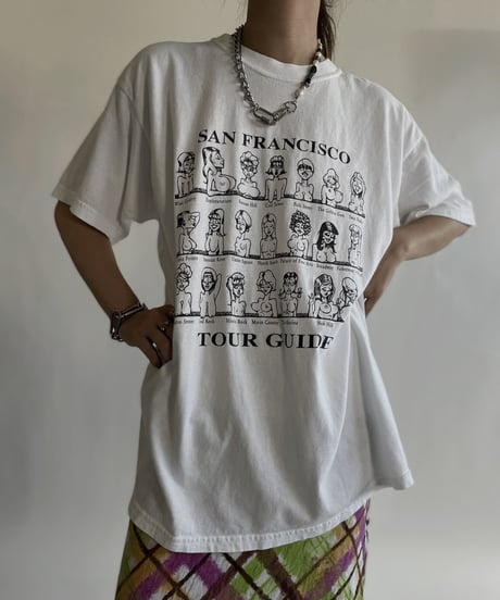【USED】 Short Sleeved T-shirt "San Francisco Tour Guide" / 220611-010