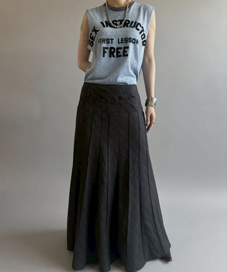 【USED】 Cut Off Sleeve T-Shirt / 260523-012