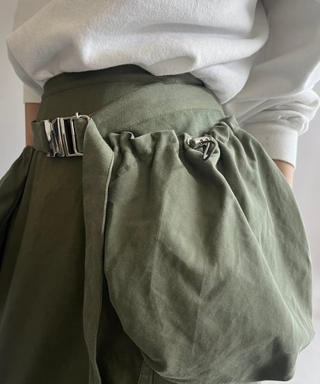 【RE;CIRCLE】 RE ARMY Belt Back Skirt/ 240919-004