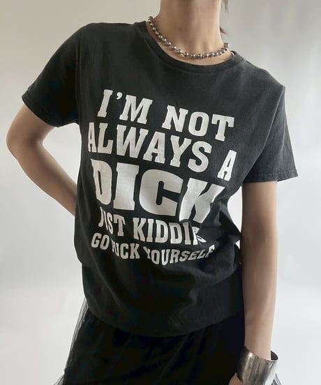 【USED】 RESIZED message T-Shirt / 250830-029