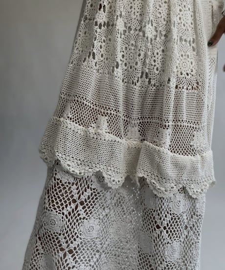 【RE;CIRCLE】 RE Crochet Lace One-piece / 220818-004