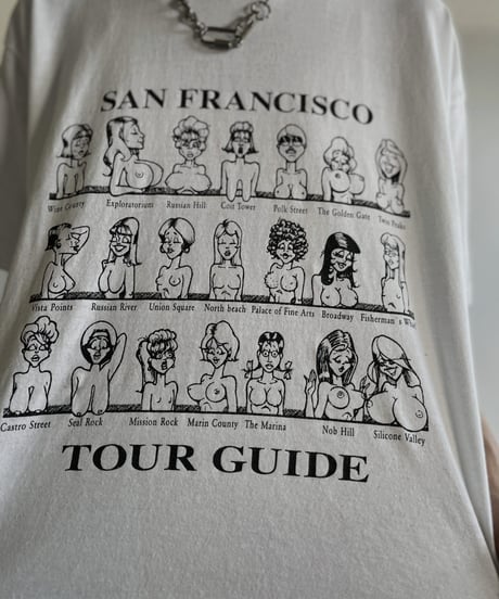 【USED】 Short Sleeved T-shirt "San Francisco Tour Guide" / 220611-010