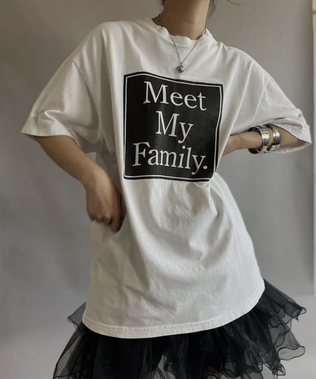 【USED】 S/S Meet My Family T-shirt / 230603-002