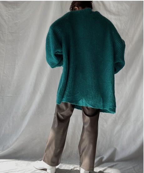 【USED】    Mohair Knit Top②/211216-003